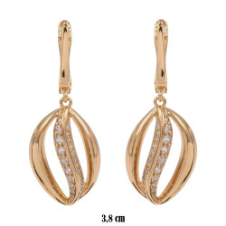 Kolczyki Xuping pozłacane 18k - MF38685